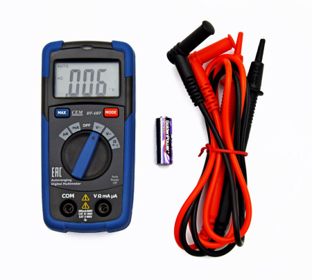 Мультиметр цифровой CEM DT-107 купить по низкой цене | МАКСПРОФИТ