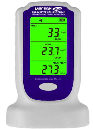 Анализатор концентрации мелкодисперсных твёрдых частиц МЕГЕОН 08030 купить по низкой цене | МАКСПРОФИТ