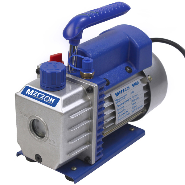 Одноступенчатый вакуумный насос МЕГЕОН 98031 купить по низкой цене | МАКСПРОФИТ